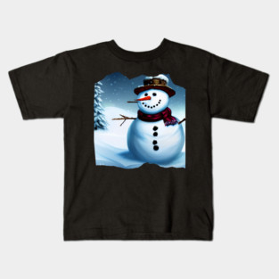 Snowman Kids T-Shirt