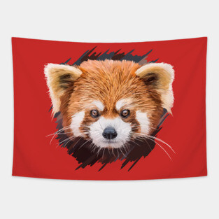 Red panda Tapestry