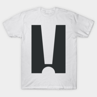 Exclamation (White on Black) T-Shirt