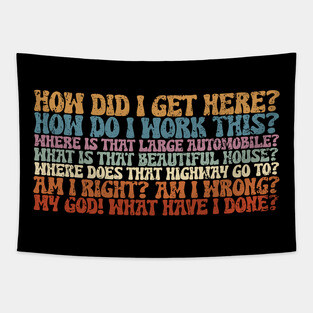 Things You May Ask Yourself Tapestry