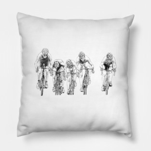 Racing bike race Pillow