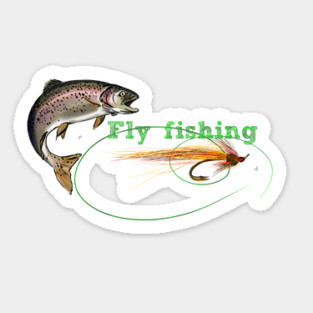 Fly fishing Sticker