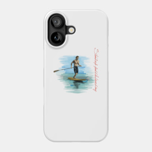 Standup paddleboarding Phone Case