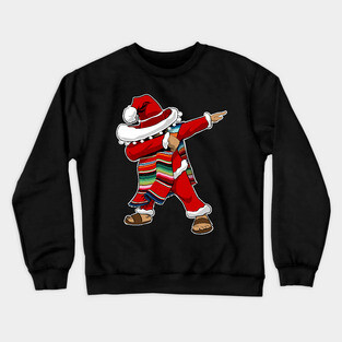 Dabbing Feliz Navidad Crewneck Sweatshirt