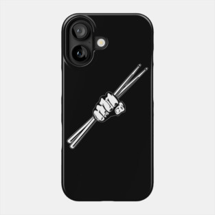 Drum Sticks Fist Punch Phone Case