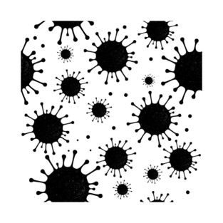black coronavirus T-Shirt