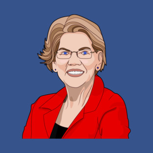 red elizabeth warren for president T-Shirt