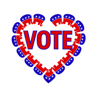 vote republican elephant T-Shirt