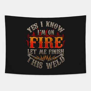 Welder Design Tapestry