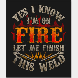 Welder Design Posters and Art