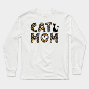 Cat Mom Long Sleeve T-Shirt