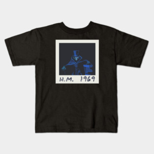 Haunted Mansion 1969 Hatbox Ghost Kids T-Shirt