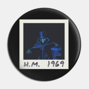 Haunted Mansion 1969 Hatbox Ghost Pin