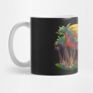 Palm Tree Shadow Mug