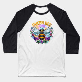Queen Bee - Gardening Baseball T-Shirt
