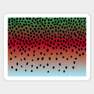 Rainbow Trout Camo Magnet