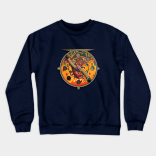 Brook Trout Reel Chrome Crewneck Sweatshirt