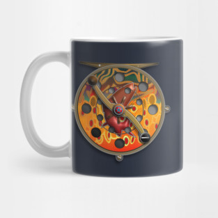 Brook Trout Reel Chrome Mug