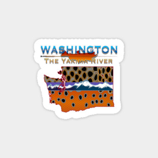 WASHINGTON THE YAKIMA RIVER II Magnet