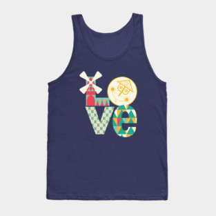 It's a Classic World of LOVE at Christmas Tank Top