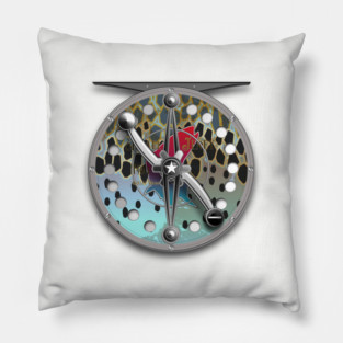 Fly Fishing Trout Camo Pillow