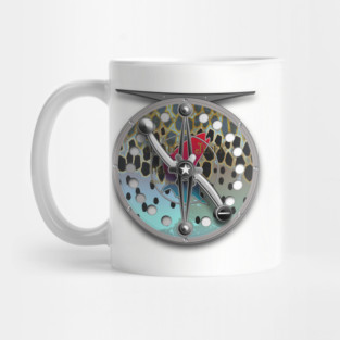 Fly Fishing Trout Camo Mug