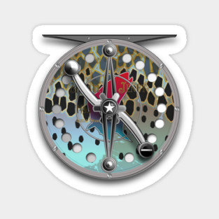 Fly Fishing Trout Camo Magnet