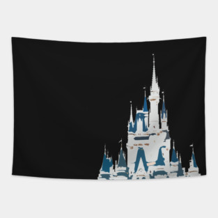 Magic Castle Warm Gray Tapestry