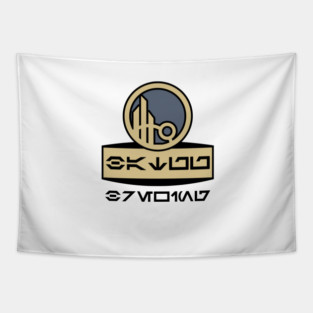 Blue Batuu Brewing Logo Tapestry