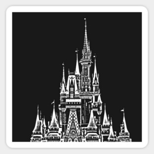 Magic Castle Light Blue Sticker