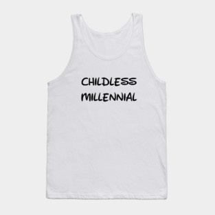 Childless Millennial Millennial Pink Tank Top