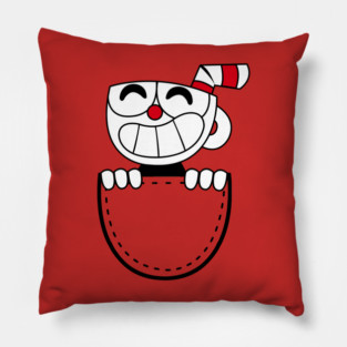 Cuphead In Pocket Pillow