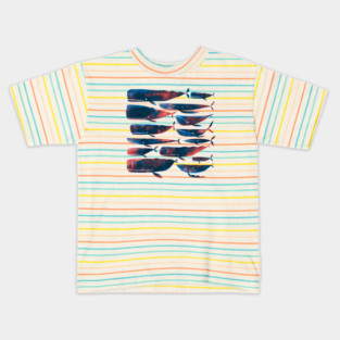Printed whales Kids T-Shirt
