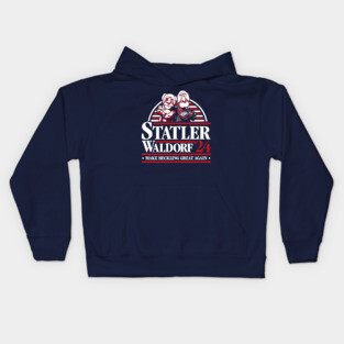 Muppets Statler Waldorf - Make Heckling Great Again Kids Hoodie