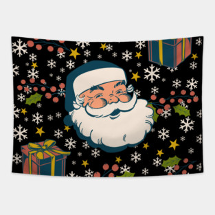 Big Santa Tapestry
