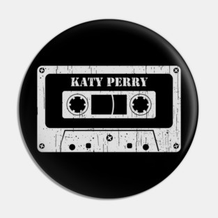 Katy Perry - Vintage Cassette White Pin