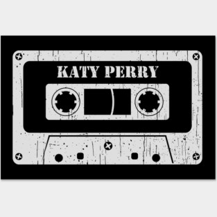Katy Perry - Vintage Cassette White Posters and Art