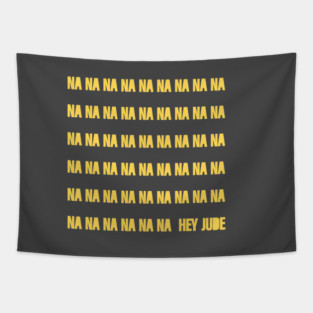 Hey Jude, mustard Tapestry