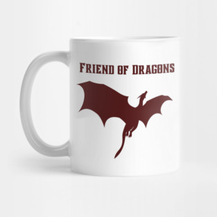 Dragon Fantasy Art | Friend of Dragons | Flying Dragon Mug