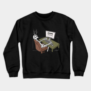 Not well. Crewneck Sweatshirt
