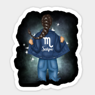 Scorpio Zodiac Girl Magnet