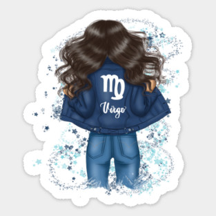 Virgo Zodiac Girl Magnet