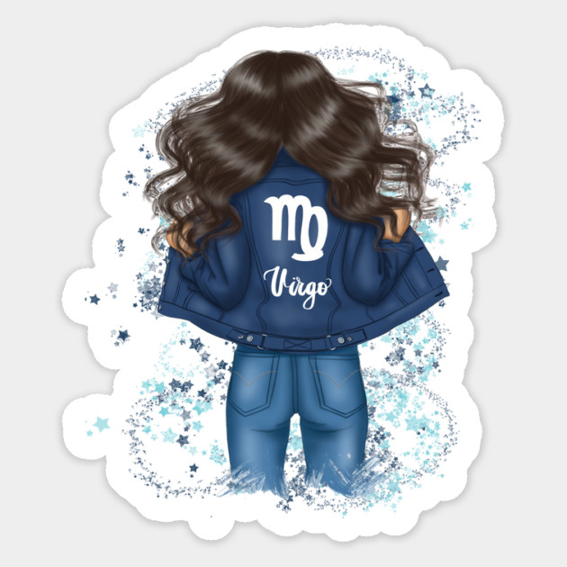 Virgo Zodiac Girl Magnet by The WYLD Tribe