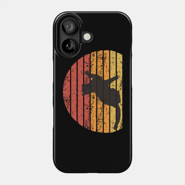 Retro Cat Silhouette Phone Case by The WYLD Tribe
