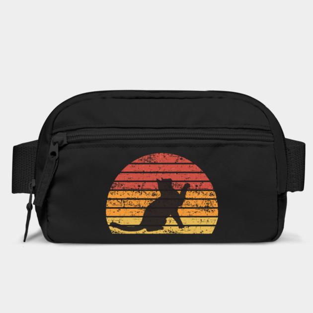 Retro Cat Silhouette by The WYLD Tribe