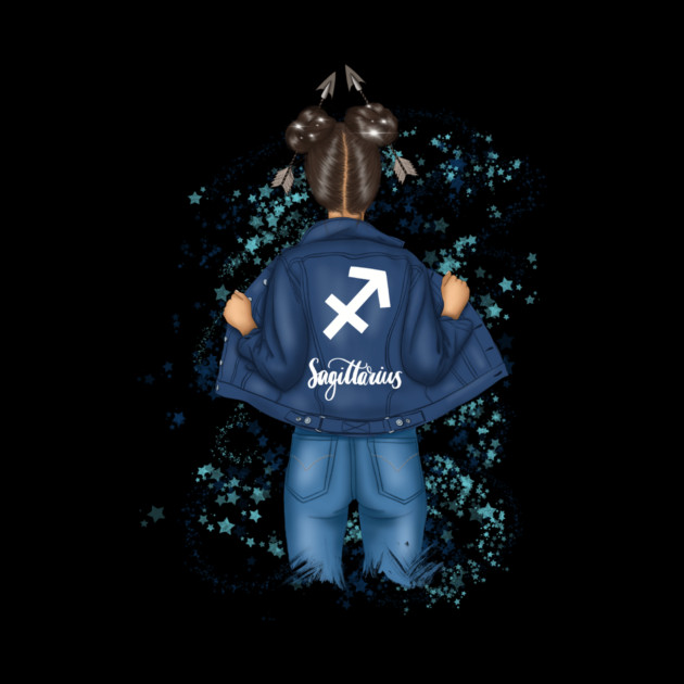 Sagittarius Zodiac Sign Girl by The WYLD Tribe