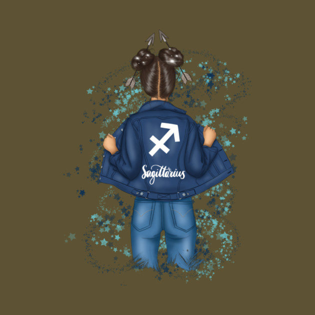 Sagittarius Zodiac Sign Girl by The WYLD Tribe