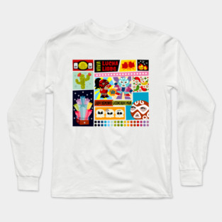 Viva Lucha Libre Long Sleeve T-Shirt