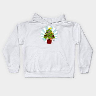 Árbol De Navidad De Lucha Libre En Inglés Kids Hoodie
