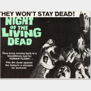 Night of the Living Dead Poster Posters and Art